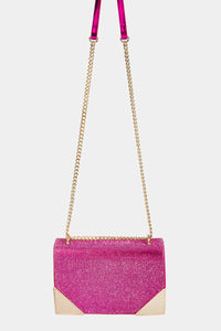 Thumbnail for Fame Rhinestone Studded Rectangle Crossbody Bag