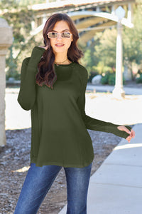 Thumbnail for Basic Bae Full Size Round Neck Long Sleeve T-Shirt