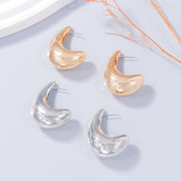 Thumbnail for Alloy Rhinestone C-Hoop Earrings