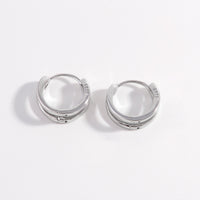 Thumbnail for 925 Sterling Silver Huggie Earrings