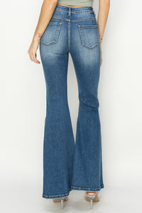 Thumbnail for RISEN Full Size High Rise Front Seam Detailed Flare Jeans