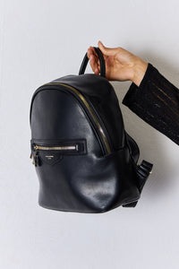 Thumbnail for David Jones PU Leather Backpack