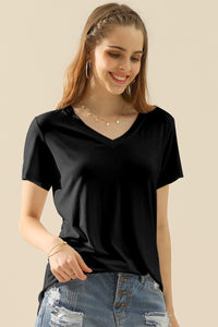 Thumbnail for Ninexis Full Size V-Neck Short Sleeve T-Shirt