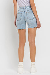 Thumbnail for Vervet by Flying Monkey High Rise Denim Shorts