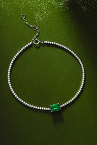 Thumbnail for Adored 1 Carat Lab-Grown Emerald Bracelet