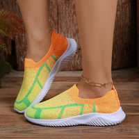 Thumbnail for Breathable Mesh Round Toe Sneakers