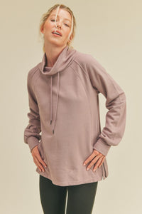 Thumbnail for Kimberly C Drawstring Side Zip Sweatshirt