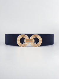 Thumbnail for Geometric Buckle Elastic Wide Belt