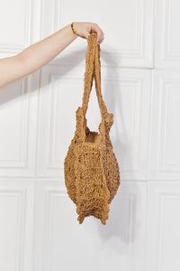 Thumbnail for Justin Taylor Brunch Time Straw Rattan Handbag