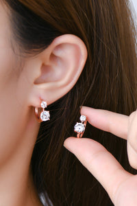 Thumbnail for 1.3 Carat Moissanite 925 Sterling Silver Earrings