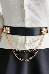 Thumbnail for Elastic Belt with Chain