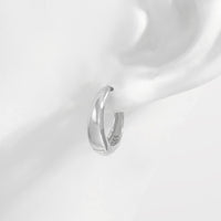 Thumbnail for 925 Sterling Silver Huggie Earrings