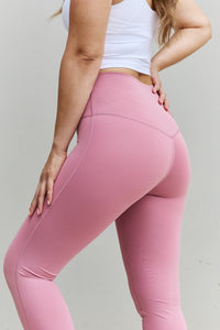 Thumbnail for Zenana Fit For You Full Size High Waist Active Leggings in Light Rose