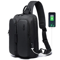 Thumbnail for BANGE USB Technology Multifuctional Shoulder Bag for Men