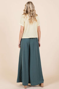 Thumbnail for Mittoshop Pleated Wide Leg Pants