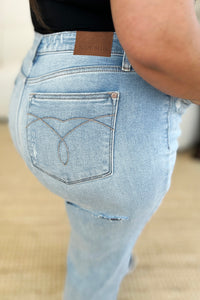 Thumbnail for Judy Blue Full Size High Waist Distressed Straight Jeans