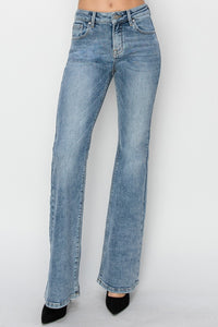 Thumbnail for RISEN Full Size Mid Rise Bootcut Jeans