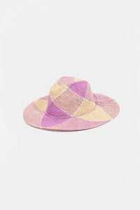 Thumbnail for Fame Contrast Straw Braid Hat