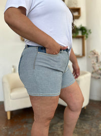 Thumbnail for Judy Blue Full Size Color Block Denim Shorts