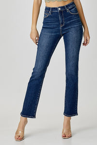 Thumbnail for RISEN Full Size High Waist Straight Jeans