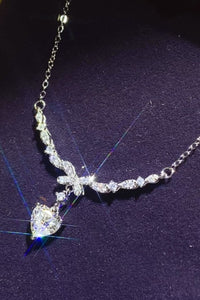 Thumbnail for 1 Carat 925 Sterling Silver Moissanite Necklace