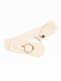 Thumbnail for PU Elastic Wide Belt with Alloy Buckle