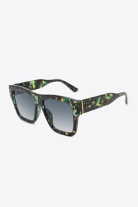 Thumbnail for UV400 Patterned Polycarbonate Square Sunglasses