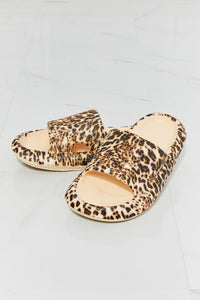 Thumbnail for MMShoes Arms Around Me Open Toe Slide in Leopard