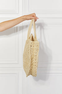 Thumbnail for Justin Taylor Beach Date Straw Rattan Handbag in Ivory