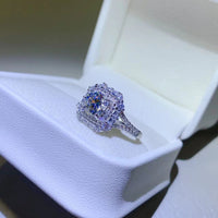 Thumbnail for 1 Carat Moissanite 925 Sterling Silver Ring