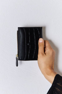 Thumbnail for David Jones Texture PU Leather Mini Wallet