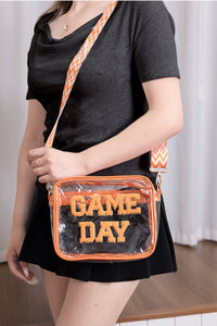 Thumbnail for Zenana GAME DAY Stadium Approved Transparent Crossbody Bag