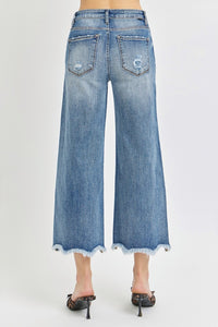 Thumbnail for Risen High Rise Cropped Flare Jeans