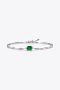 Thumbnail for Adored 1 Carat Lab-Grown Emerald Bracelet