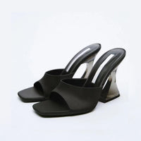 Thumbnail for Open Toe High Heel Sandals