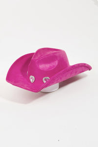 Thumbnail for Fame Rhinestone Pave Heart Cowboy Hat