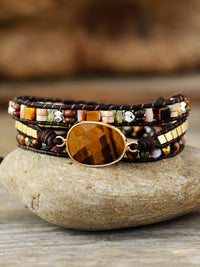 Thumbnail for Geometrical Shape Triple-Layer Bracelet