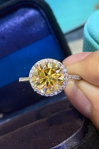 Thumbnail for 2 Carat Moissanite Round Ring