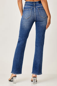 Thumbnail for RISEN Mid Rise Slim Straight Jeans