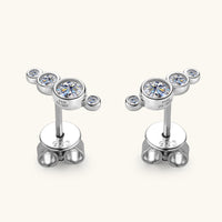 Thumbnail for Moissanite 925 Sterling Silver Stud Earrings