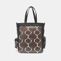 Thumbnail for Nicole Lee USA Geometric Pattern Tote Bag