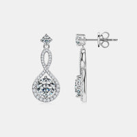 Thumbnail for 1 Carat Moissanite 925 Sterling Silver Earrings