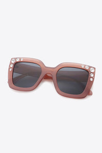 Thumbnail for Inlaid Rhinestone Polycarbonate Sunglasses