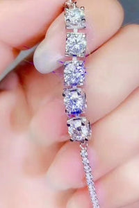 Thumbnail for 5 Carat Moissanite Lobster Clasp Bracelet