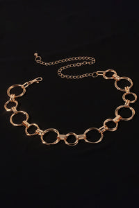 Thumbnail for Alloy Chain Circle Shape Belt