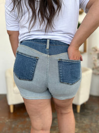 Thumbnail for Judy Blue Full Size Color Block Denim Shorts