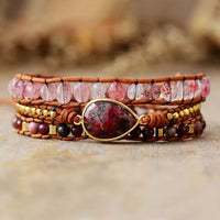 Thumbnail for Natural Stone Layered Bracelet