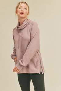 Thumbnail for Kimberly C Drawstring Side Zip Sweatshirt