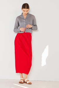 Thumbnail for Marina West Swim Pleated Midi Pencil Skirt