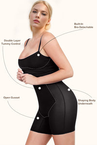 Thumbnail for Basic Bae Full Size Built-In Shapewear Scoop Neck Sleeveless Dress